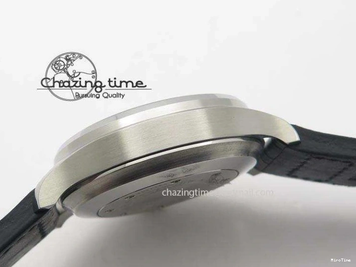 MIROTIME 0318 TimelessDesign Big Pilot Real PR IW500906 ZF 1:1 Best Edition Silver Dial On Black Leather Strap A 7285